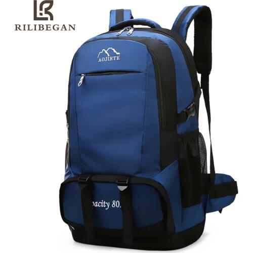 Super Large Capacity Men Backpack Nylon Travel Backpack for Men Waterproof Laptop Backpack Women Outdoor Camping Bag Male