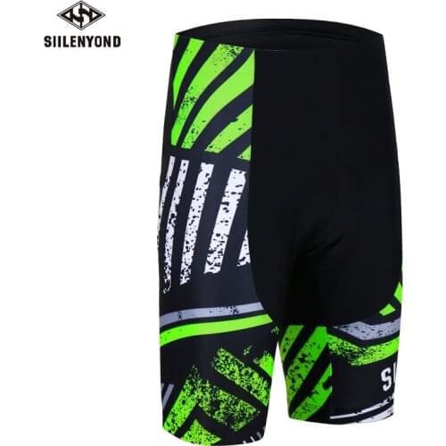 SIILENYOND summer cycling shorts mens mountain bike cycling shorts moisture absorption and sweat