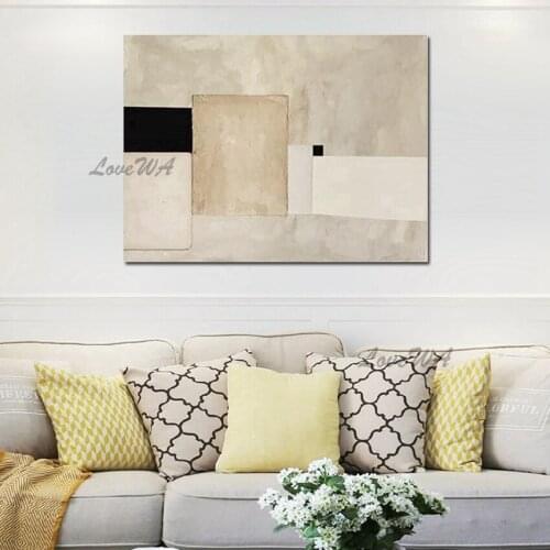Modern Geometric Abstract Painting 100% Handpainted New Arrival Oil Painting New Arrival Hand-painted Wall Art Wall Art For Room