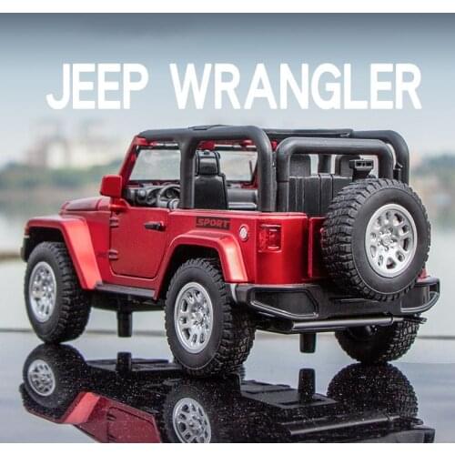1:32 Jeep Wrangler Rubicon Vehicle Model cars toy High Simulation Exquisite off-road Alloy Collection toys car for children