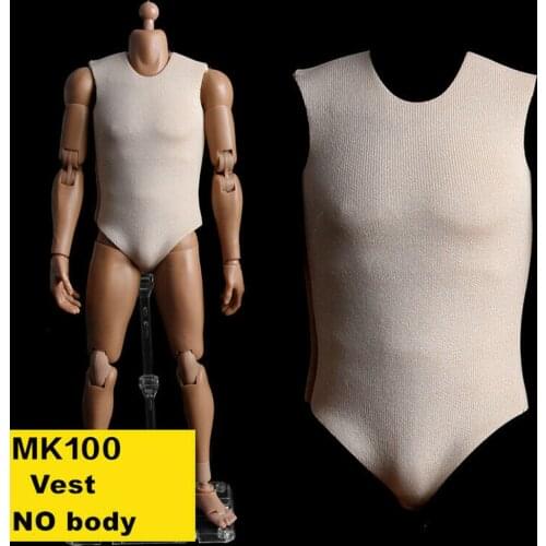 1/6 Scale MK100 Vest Clothes Fit 12inch Male Standard Action Figure Body Toys
