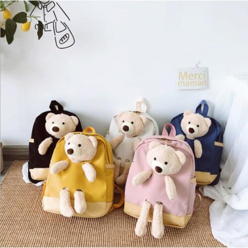 Baby Backpacks Boys Girls 3-7 Yrs Cartoon Animal Cute New Shoulder Bag Children School Bookbags For Kindergarten Students Brand