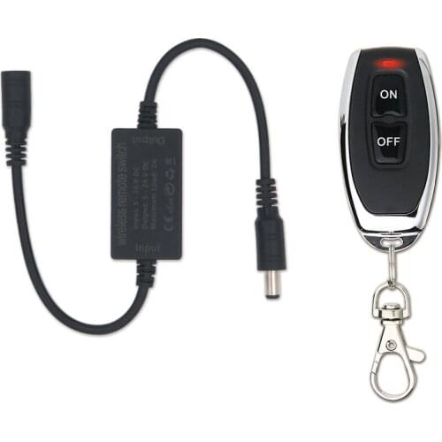 Ktnnkg 433MHz 2A DC5V 12V 24V RF remote control LED lamp with switch wireless desk reading lamp hanging lamp