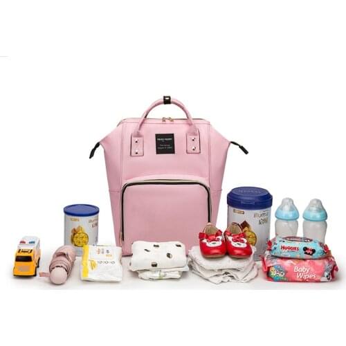 Lequeen Fashion Mummy Maternity Nappy Bag Brand Large Capacity Baby Bag Travel Backpack Designer Nursing Bag for Baby Care