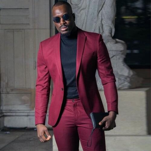 Fashion Slim Fit Mens Suit Peaked Lapel For Wedding Blazers Two Pieces Male Tuxedos Groom Wear Prom Jackets With Trousers