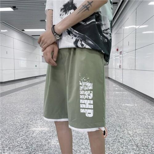 2021 Summer Mens Joggers Sport Sportswear Tracksuit Sweatpants beach shorts Track Basketball training shorts Drawstring shorts