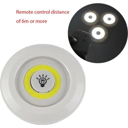 New Dimmable LED Under Cabinet Light With Remote Control Battery Operated LED Closets Lights For Wardrobe Bathroom Lighting
