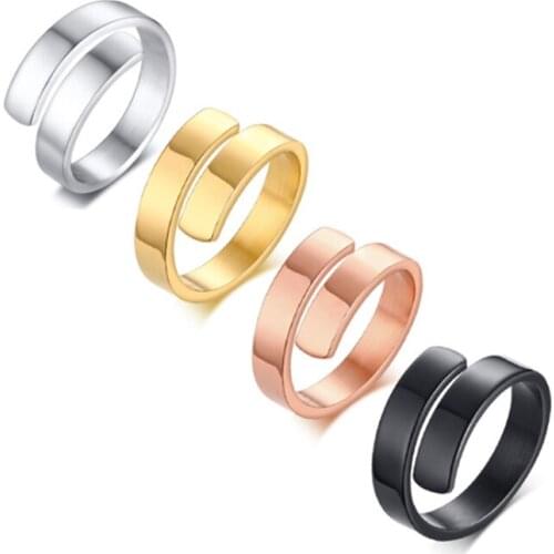 Sandy stainless steel graduation ring with sand surface, simple black mens ring