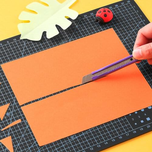 A3 PVC Rectangular Cutting Mat Grid Line Tool Plastic 45cm x30cm A3 Cutting Plate Non-Slip Paper Craft Board Handicraft DIY