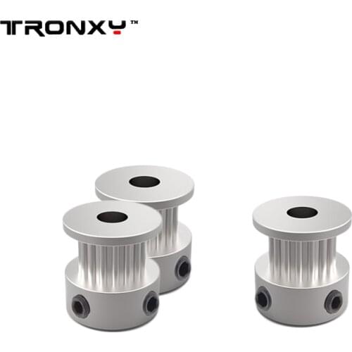 Tronxy 3d PRINTER part 2GT-16teeth Synchronous wheel Belt for 3D printer 5pcs/lots
