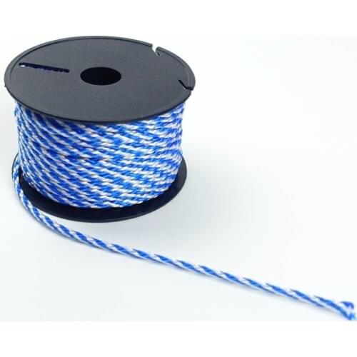 3mmx20m Utility Polypropylene Cord 8 Braided PP Rope Home Decor Craft DIY Hang Tag Christmas Gift Packing Multipurpose String