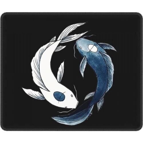Tui And La Yin Yang Koi Vintage Mouse Pad Avatar The Last Airbender Non-Slip Soft Mat Rubber Gamer Computer Laptop Pad