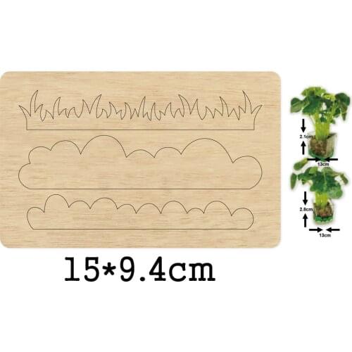 3 Style Leaves For Flower Basket Wood Cutting Dies 2020 New Wooden Dies Suitable for Common Die Cutting Machines on the Market