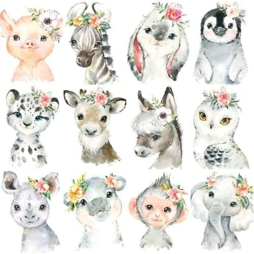 CHENISTORY Painting By Numbers Zebra Piggy DIY Oil Coloring By Numbers Flowers Animal Canvas Paint Art Pictures Home Decor