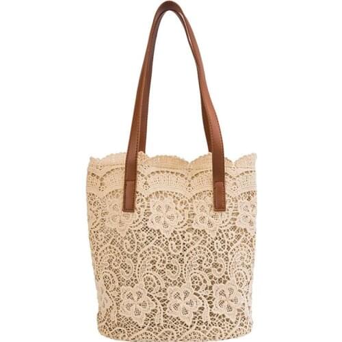 Lace Hollow Out Shoulder Bag Women Handbags Summer Beach Totes Bags bolsa feminine Messenger Bag