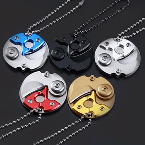 Mini Folding Pocket Knife EDC Coin knives Hanging Keychain Gift Survival tactical Key Chain Survival Outdoor Hand Tool HR