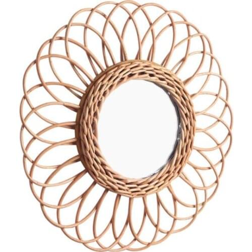 Hot sale Fringed Wall Frame Tapestry For Mirror Decoration Cotton Rope Handmade Woven Tapestry Macrame Ceremony Backdrop