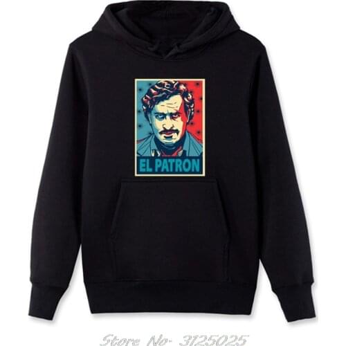 New Fashion Hardcore White Hoodies Narcos Pablo Escobar El Patrol Del Mal Hooligan Cotton Spring Autumn Fleece Zipper Sweatshirt