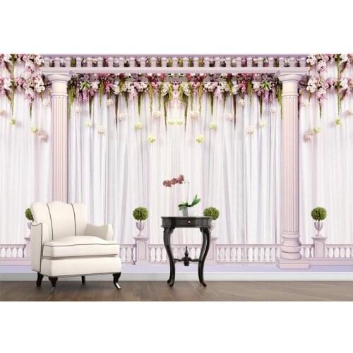 Custom photo designs 3d room wallpaper mural Non-woven Space romantic wedding curtain background painting wallpaper for walls 3d