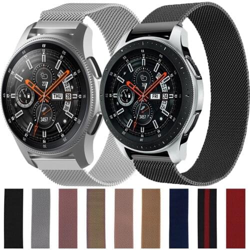 2021 New Magnetic Strap Universal Milanese Watchband Replacement Bracelet 18mm 20mm 22mm Stainless Steel Band For Smart Watch