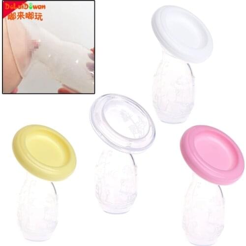 Manual Breast Pump Partner Breast Feeding Collector Breast Milk Silicone Pumps