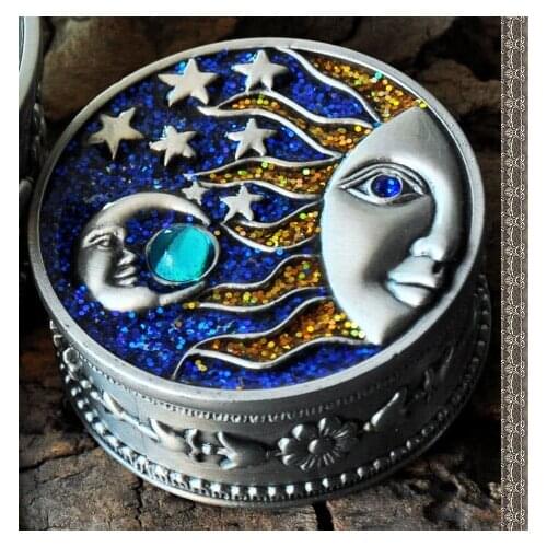 Silicone 3D Bahamut Retro European Princess jewelry box soap cake decoration candle molds