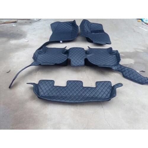 Custom special car floor mats for Right Hand Drive Hyundai Santa Fe 7 seats 2012-2006 waterproof carpets for Santafe 2010