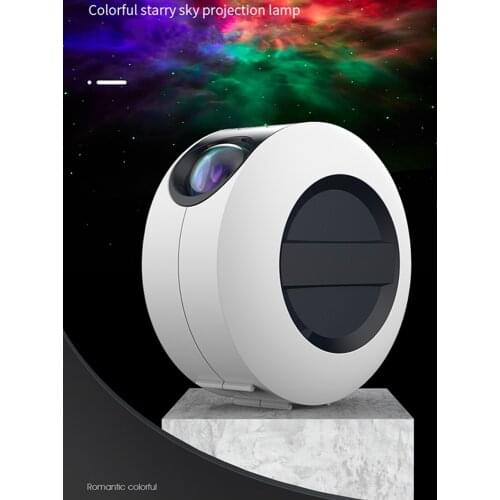 LED Star Projector Galaxy Cloud/Moving Ocean Wave Star Sky Night Light Projections Home Bedside Bedroom Bar Decoration Desk Lamp