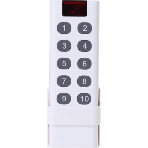 Universal Wireless Learning Code Digital Remote Controller Transmitter 4/6/8/10 Channels Buttons Keypad AK-7010TX