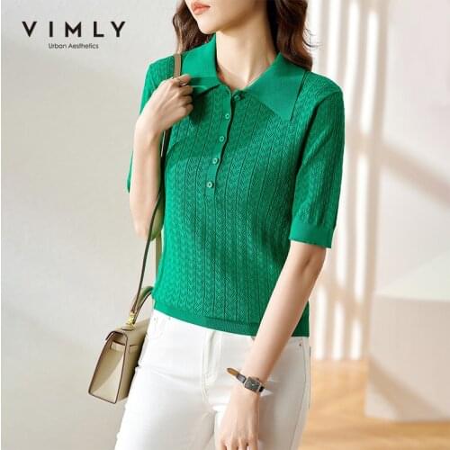 Женские летние футболки Vimly China At AliExpress