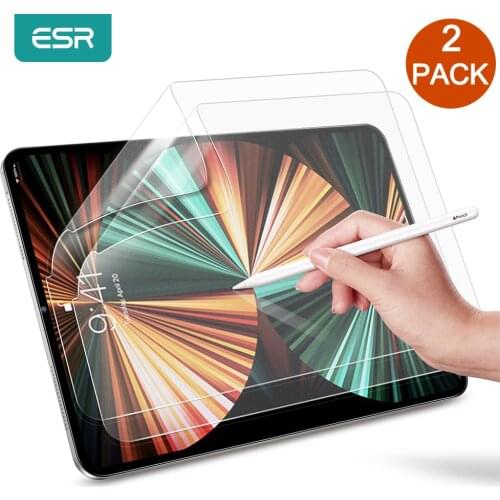 ESR Paper Feel Screen Protector for iPad Pro 11 12.9 2021/2020/2018 Matte Painting Like Writing on Paper for iPad Pro 11 2021