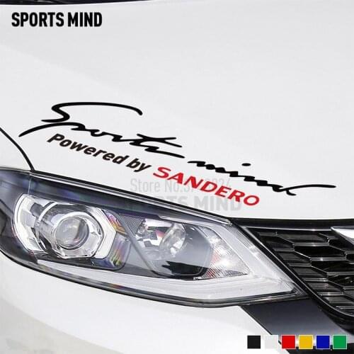 10 Pieces Sports Mind Car Sticker Decal Automobiles Decals Car Styling For renault sandero stepway dacia sandero 2 accessories