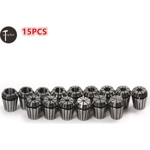 15PC/set ER25 Precision Spring Collet Chuck Clamping Size 2-16mm For CNC Engraving Milling Lathe Tools & Spindle Motors