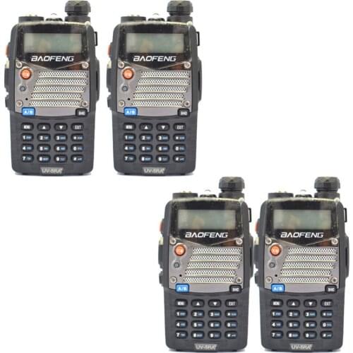 SPAIN-Madrid 4PCS Black Baofeng UV 5RA+Plus WalkieTalkie 136-174&400-520MHz Two Way Radio ship by LETTER-only 3 days recieve