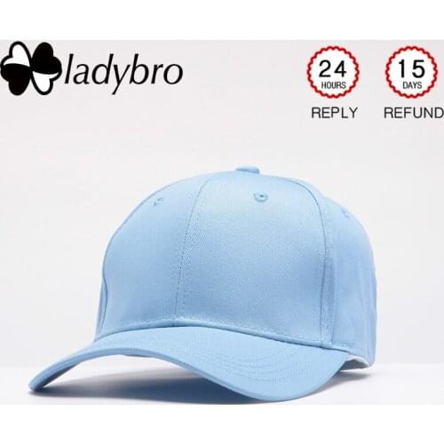 Ladybro Brand Women Baseball Cap Ladies Dad Hat Street Men Hat Cap Male Pink Fashion Casual Black Snapback Cap Female Bone