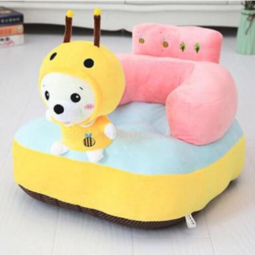 Babies Learn To Sit On The Sofa, Baby Back Cartoon Cute Chair, Waist Stool, Cloth Art, Tatami Safety, Anti-fall And Removable Wa
