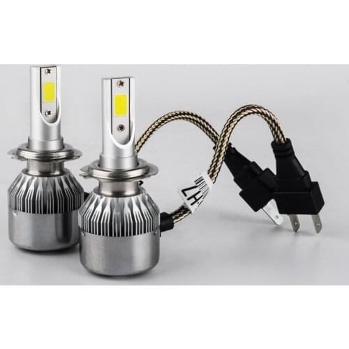 Shipping by DHL 5 pairs C6 Car Headlight 72W 7600LM Led Light Bulbs H1 H3 H7 9005 9006 H11 H4 9007 Automobiles Headlamp 6000K
