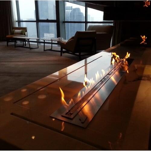 Hot sale 72 inches inno bioetanol wifi knx home automation fireplace