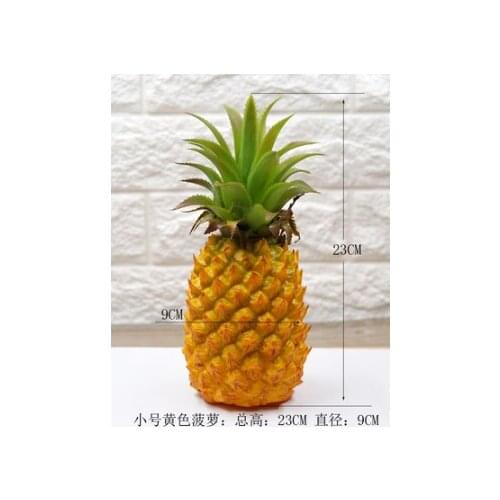 Simulation pineapple orange cherry strawberry fake fruit fire dragon fruit and vegetable ornaments model