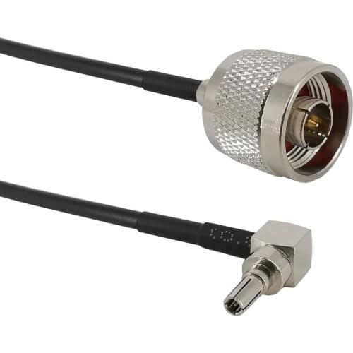 N Type Male Plug to CRC9 Male Right Angle RG174 Pigtail Cable RF coaxial coax cable assembly for router, booster WLAN 10CM-1M