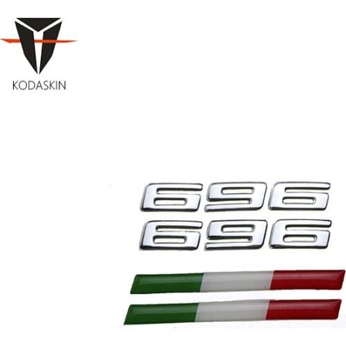 KODASKIN Motorcycle Universal 3D Raise Emblem Sticker Decal for Italy Ducati Monster 696