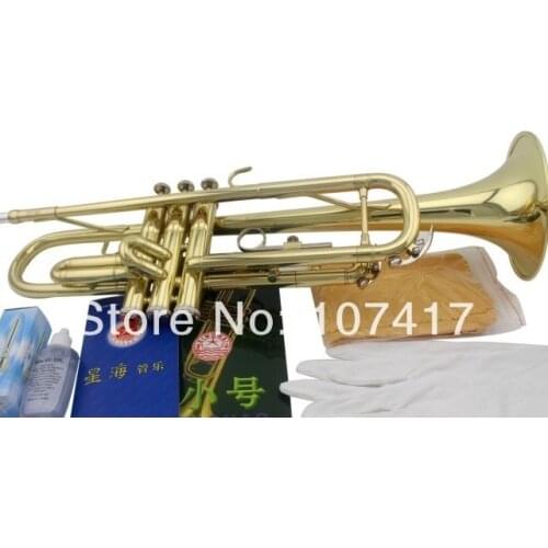 2017FREE Senior Bach Silver Plated Bach Trumpet LT180S-43 Small Brass Musical Instrument Trompeta Professional High Grade