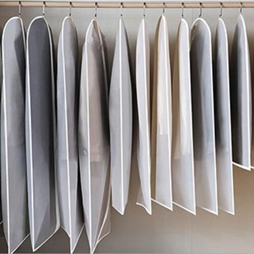 Hot Clothes Hanging Garment Dress Clothes Suit Coat Dust Cover Home Storage Bag Pouch Case Organizer Wardrobe Hanging Clothing