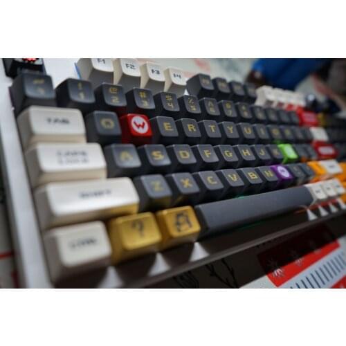 Premium Cherry MX switch mechanical keyboard designed with personalized SA game keycap