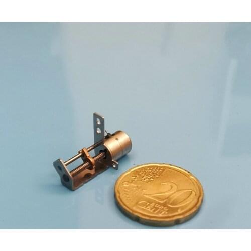 MONR SANKYO CCTV miniature linear stepper motor, Japanese Miniature linear stepper motor, copper pull rod slide stepper motor