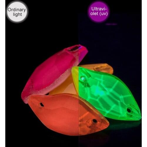 Upriver New K9 Neon Willow Leaves Sew On Rhinestones 10*20mm 5 Colors Glitter Glass Glowing For Garment Decoration