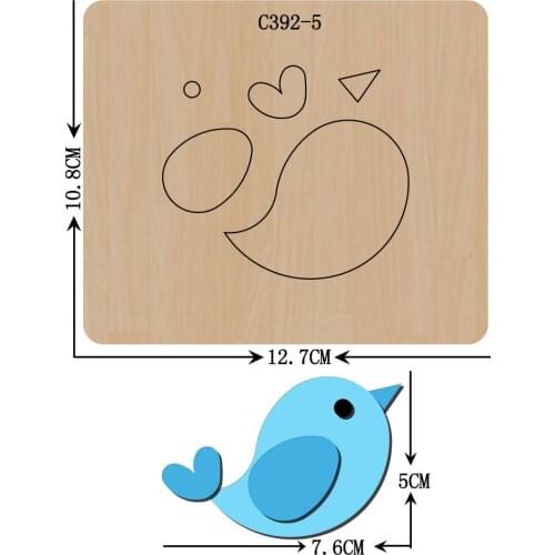 New bird Wooden die Scrapbooking C-392-5 Cutting Dies