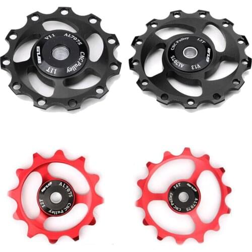 GUB 11T 12T 13T 14T MTB Bicycle Rear Derailleur Jockey Wheel 9/10/11 Speed Guide Pulley Alloy CNC For for Shimano SRAM Road Bike