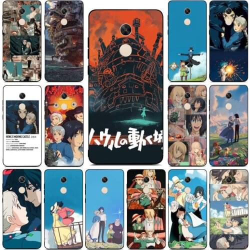 MaiYaCa Studio Ghibli Howls Moving Castle Phone Case for Redmi Note 8 7 9 4 6 pro max T X 5A 3 10 lite pro
