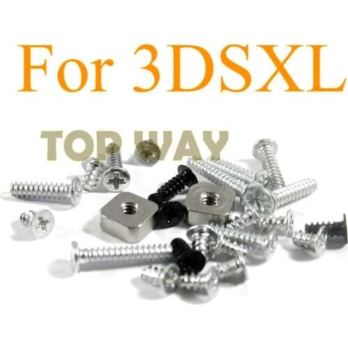10SETS Full Set Screw Sets Replacement for 3DS XL 3DS LL Game Console For 3DS LL Full Set Screw Sets Replacement